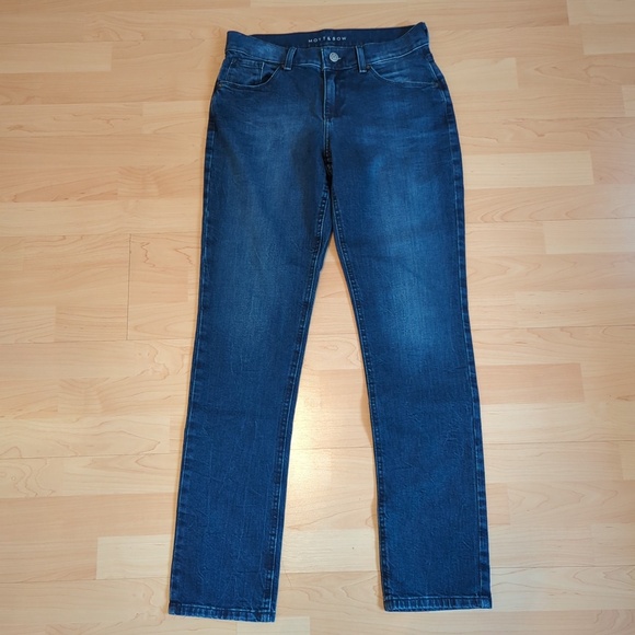 Mott & Bow Slim Straight Boyfriend Jeans - Picture 3 of 12
